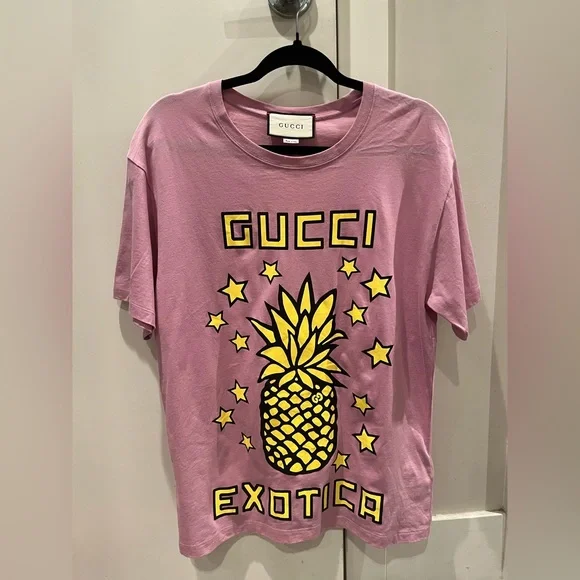 Gucci pineapple sweatshirt hotsell